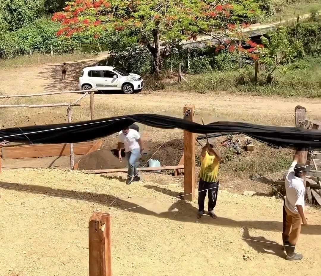 Camacã: Prefeitura de Camacã e SENAR implanta viveiro de mudas de cacau na Associação Comunitária Entre Rios